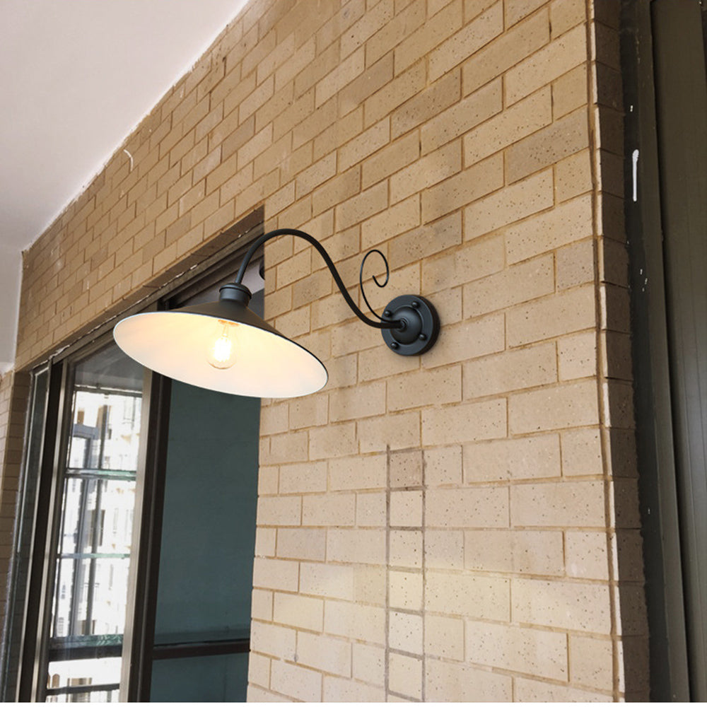 Alessio Vintage Outdoor Wall Light | Waterproof IP65 Metal Sconce for Courtyards & Terraces
