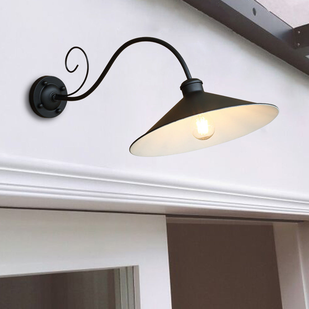 Alessio Vintage Outdoor Wall Light | Waterproof IP65 Metal Sconce for Courtyards & Terraces