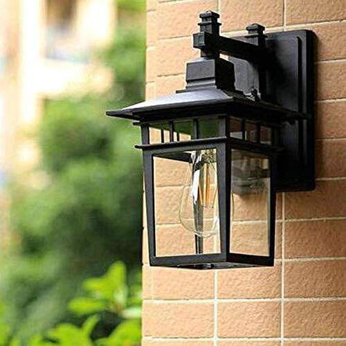 Alessio Black Deco | Regulowana Wodoodporna Lampa Ścienna Zewnętrzna do Tarasu i Wejścia