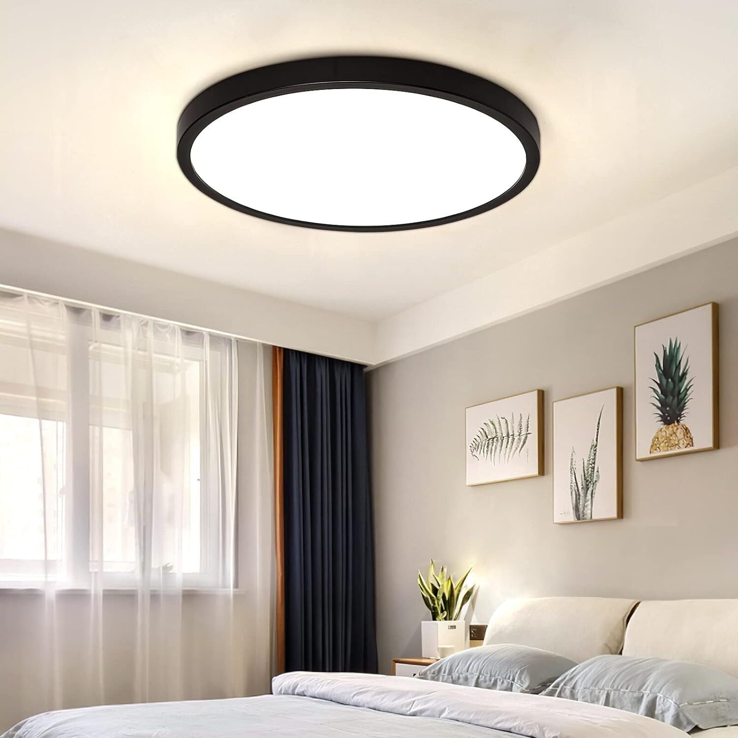 AquaGlow | Wodoodporna Lampa Sufitowa LED IP66 do Łazienki i Wnętrz o Podwyższonej Wilgotności