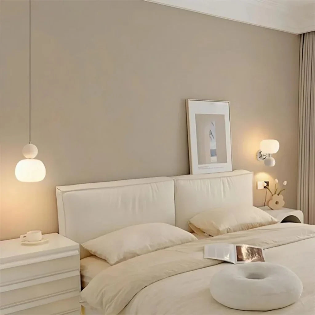 Lampa wisząca Art Deco ze szkła i metalu | Designerska lampa sufitowa do salonu i jadalni