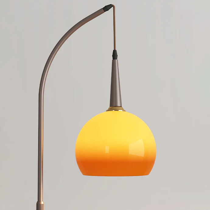 Bedside | Lampa Podłogowa ze Stolikiem – Designerska Lampa do Salonu i Sypialni