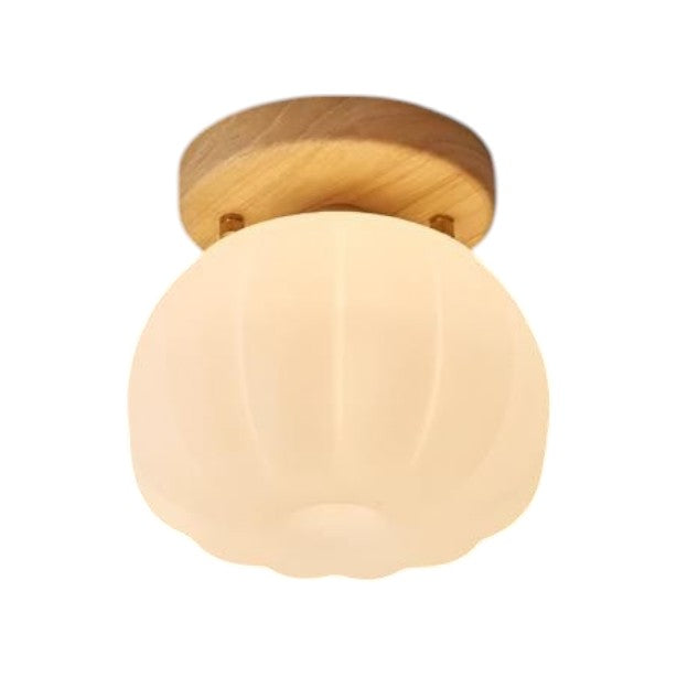 Lampa sufitowa LED w kształcie dyni CucurbitaGlow | Designerskie oświetlenie do kuchni, pokoju dziecięcego i przedpokoju