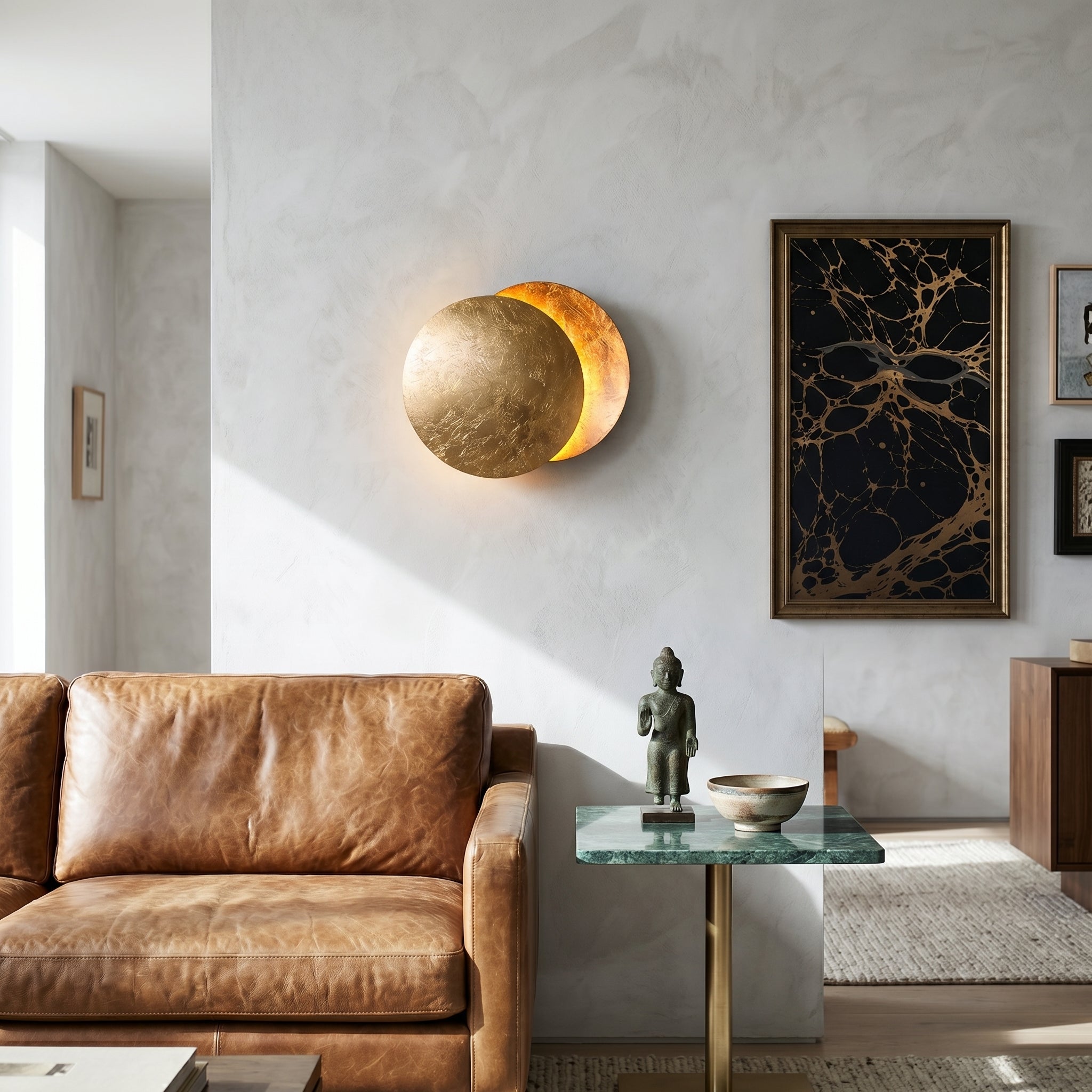 Eclipse Halo Wall Light | Solar Eclipse-Inspired Sculptural LED Sconce