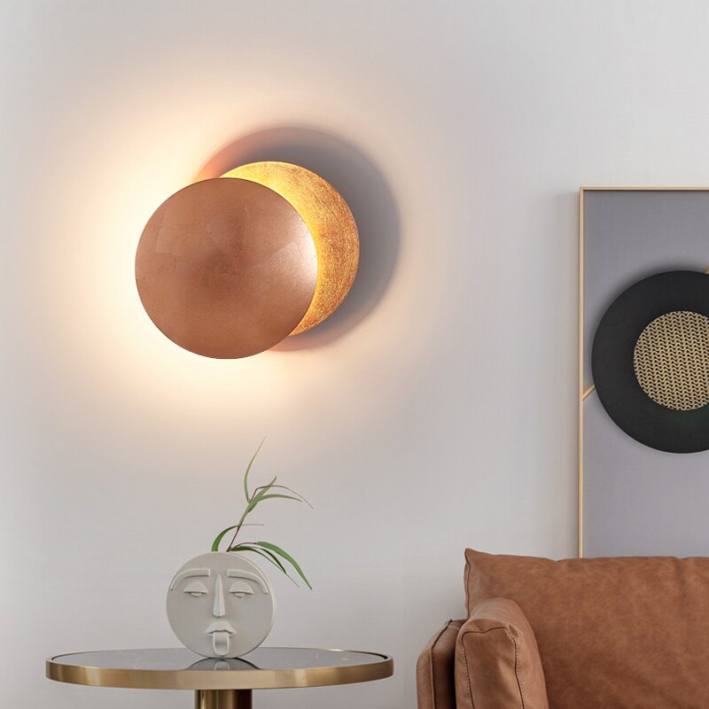 Eclipse Halo Wall Light | Solar Eclipse-Inspired Sculptural LED Sconce