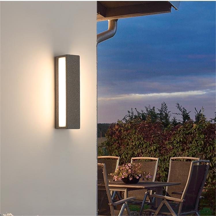 Edge Collection – zewnętrzna lampa ścienna LED – zdjęcie 2