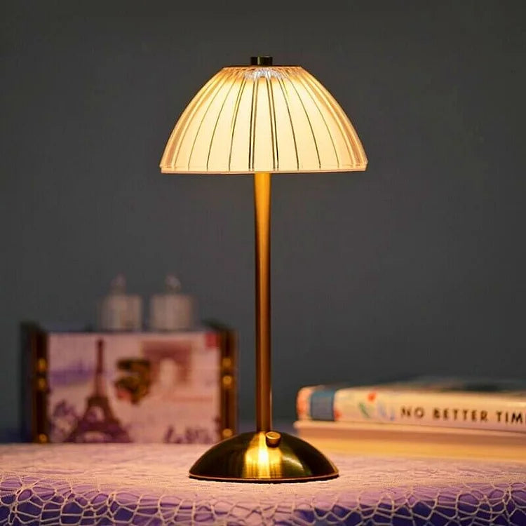 Elegant Crystal | Bezprzewodowa Lampa Stołowa LED – Kryształowa Lampka do Salonu i Sypialni