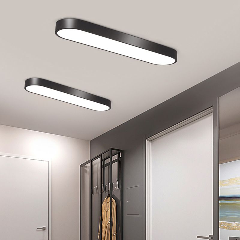 Owalna lampa sufitowa LED Arisha | Designerska nowoczesna lampa do salonu, sypialni i przedpokoju