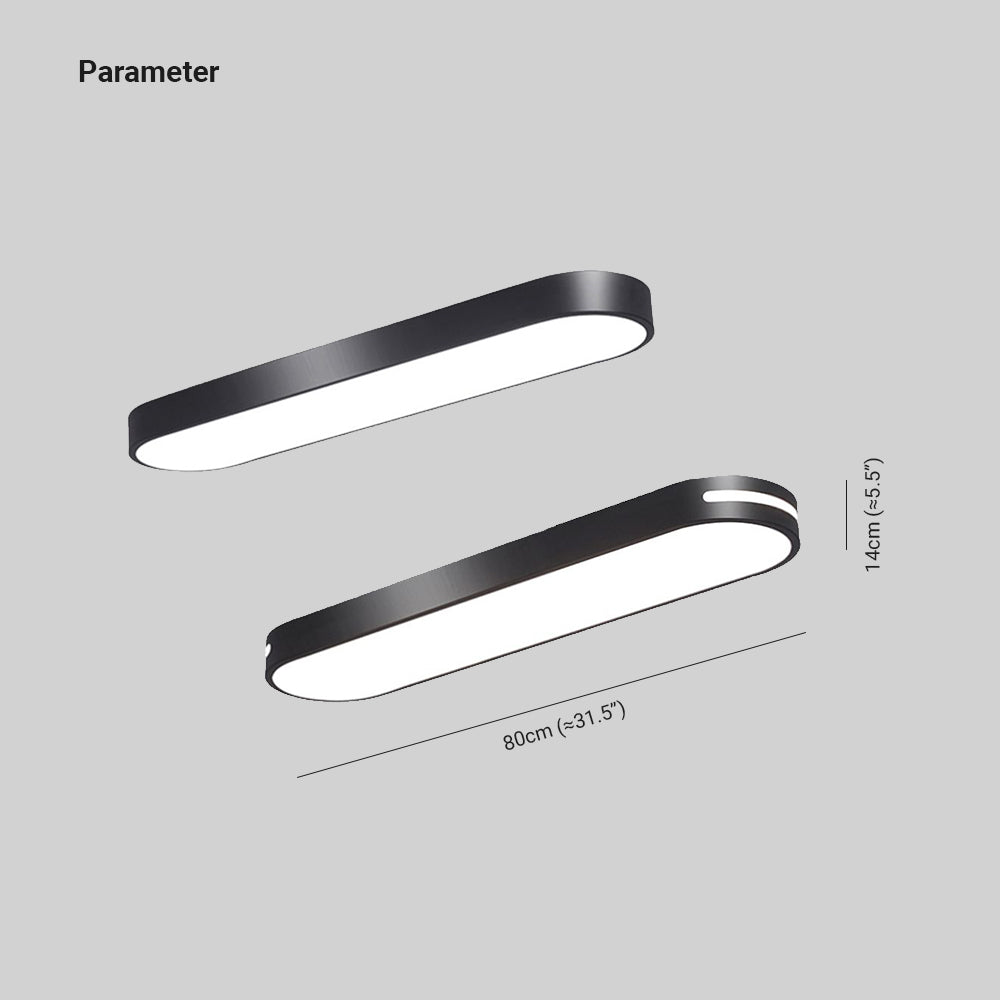 Owalna lampa sufitowa LED Arisha | Designerska nowoczesna lampa do salonu, sypialni i przedpokoju