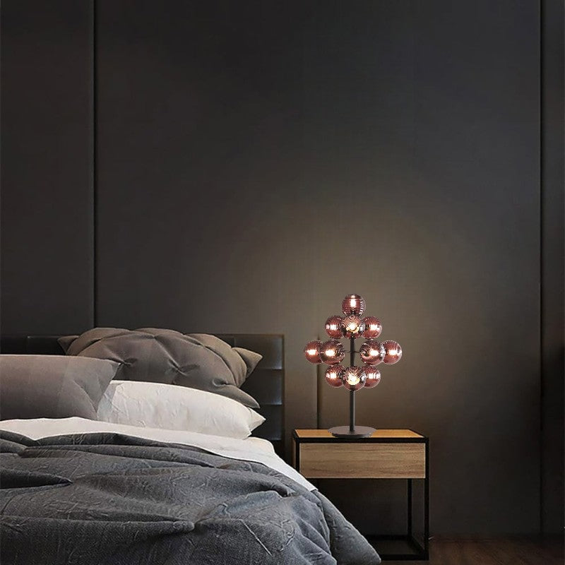 Grape | Designerska Lampa Stołowa w Kształcie Kiści Winogron – Szklana Lampa do Salonu i Sypialni