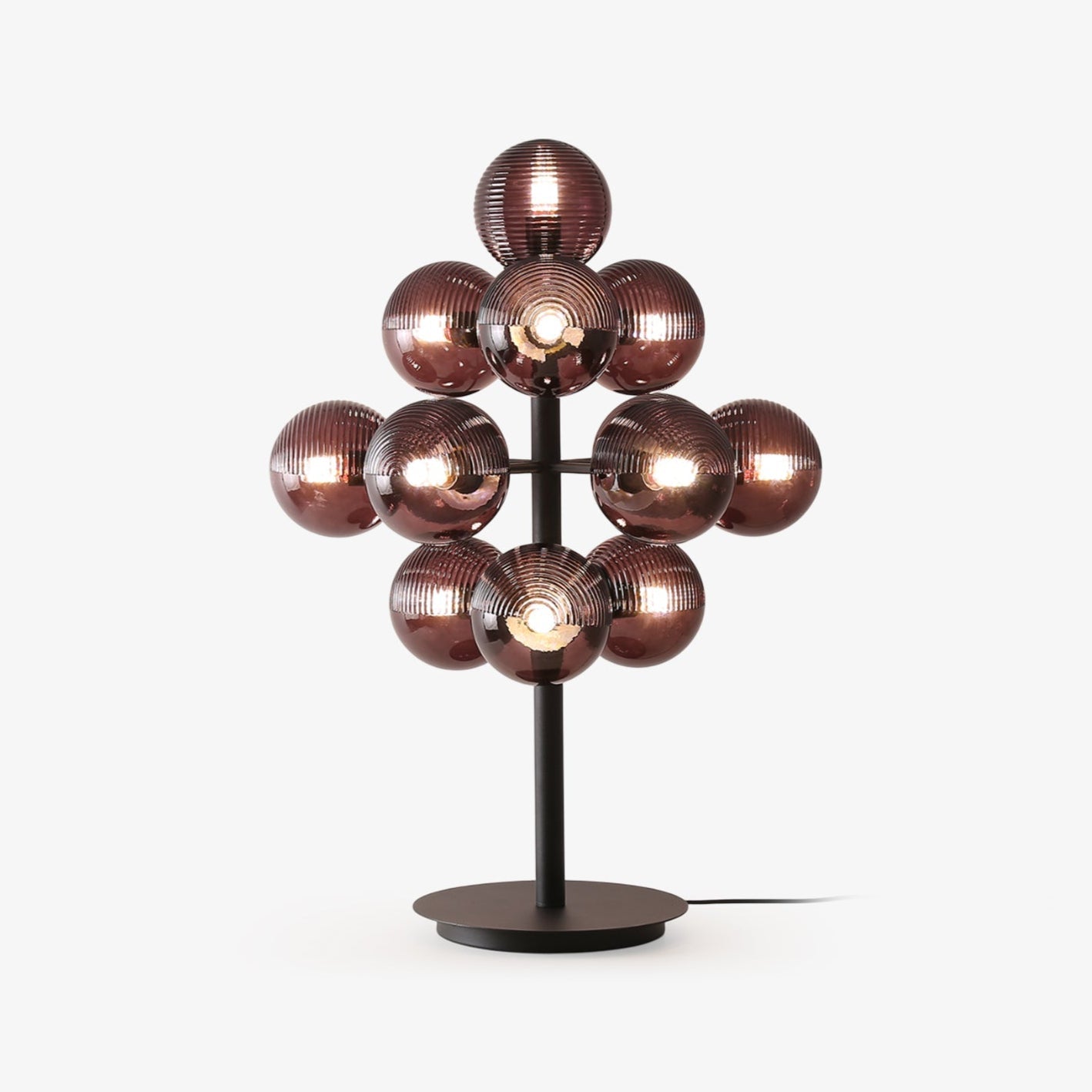 Grape | Designerska Lampa Stołowa w Kształcie Kiści Winogron – Szklana Lampa do Salonu i Sypialni