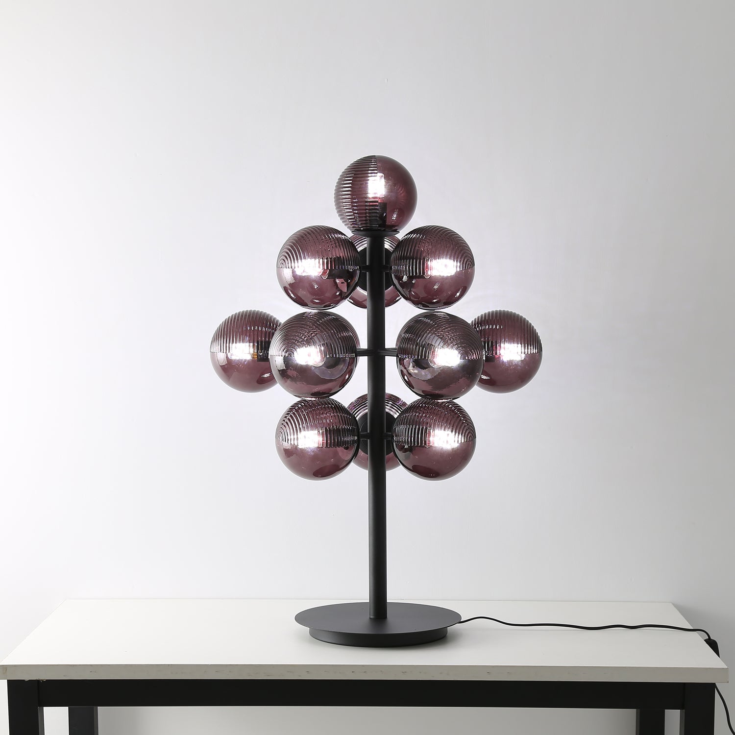 Grape | Designerska Lampa Stołowa w Kształcie Kiści Winogron – Szklana Lampa do Salonu i Sypialni