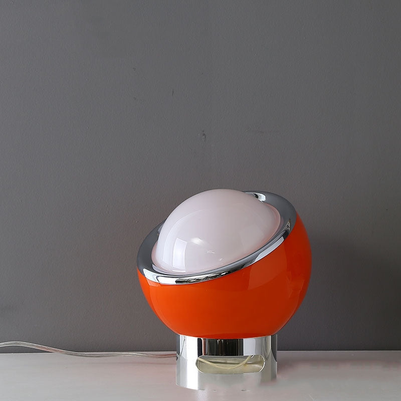 Elegant Opal | Lampa Stołowa Bauhaus z Opalowego Szkła – Designerska Lampka do Salonu i Sypialni