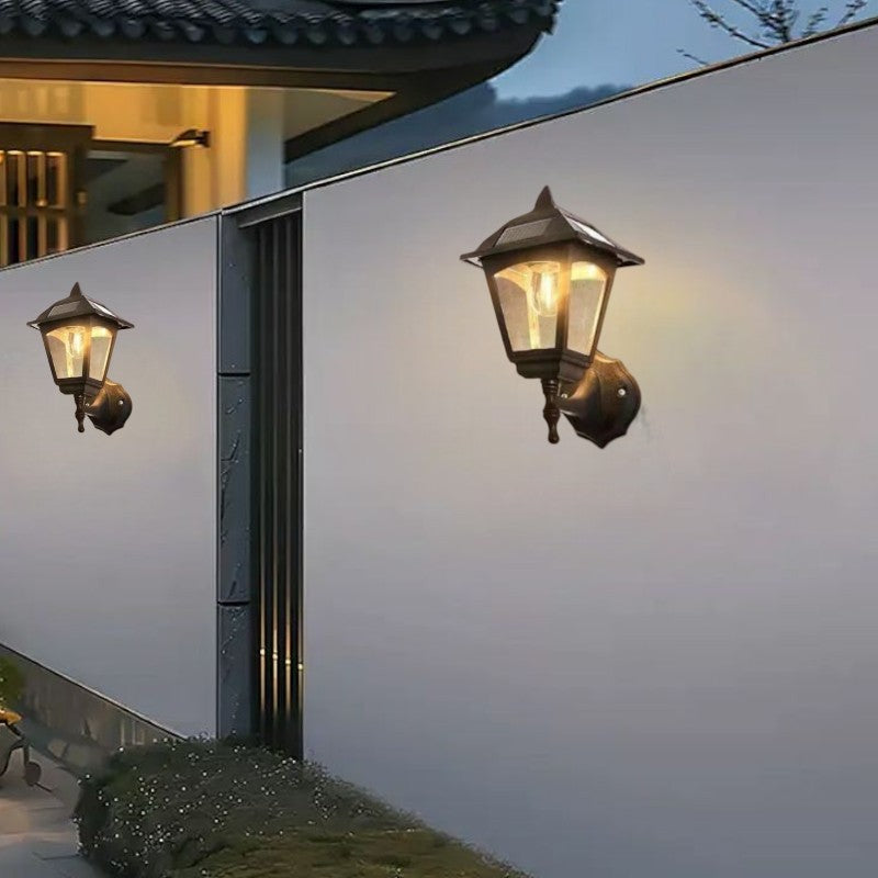 Solarna lampa ścienna zewnętrzna – zdjęcie 3