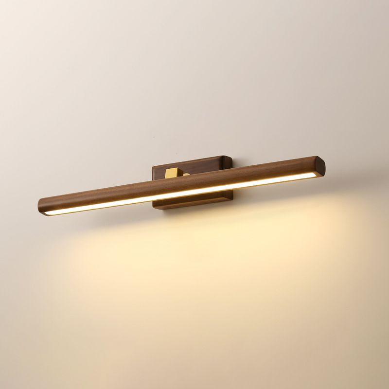 Elegant Wood Wall Lamp with LED Bulb for Modern Living Spaces