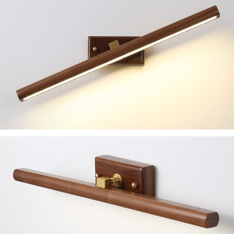 Elegant Wood Wall Lamp with LED Bulb for Modern Living Spaces