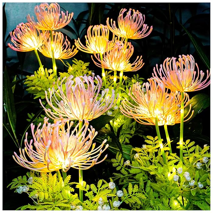 Fairy Flower | Dekoracyjna Lampa LED w Kształcie Kwiatów – Designerskie Oświetlenie do Salonu i Sypialni