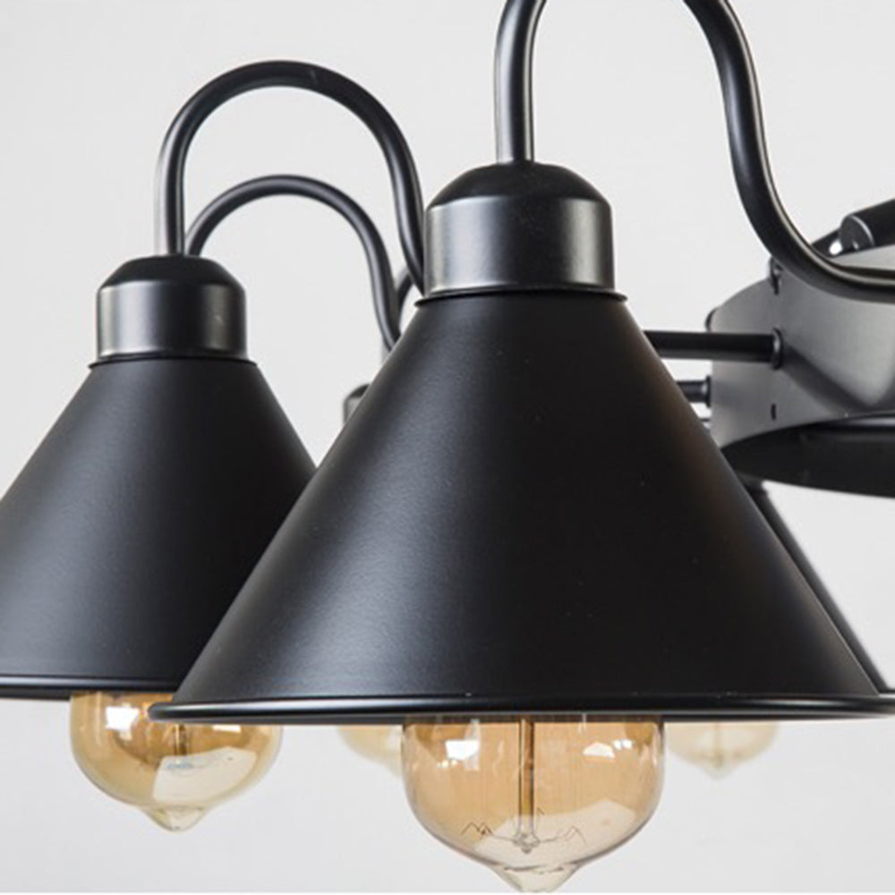 Epoch | Vintage Industrial Chandelier with Rustic Rope Design