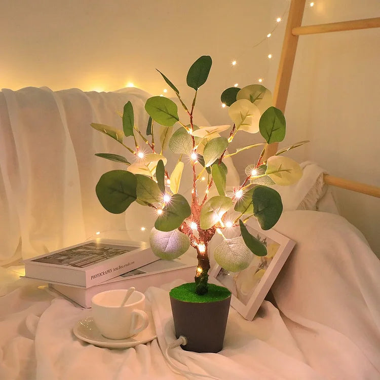 Christmas Branch | Świąteczna Lampka Nocna LED USB – Dekoracyjna Lampa z Gałązkami