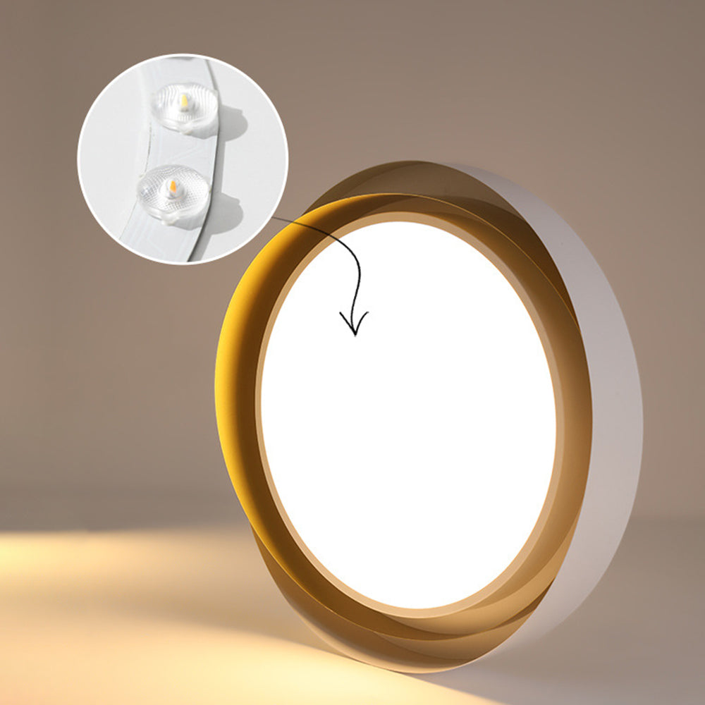 Lampa sufitowa LED HaloGlow | Designerska nowoczesna lampa do salonu, sypialni i jadalni