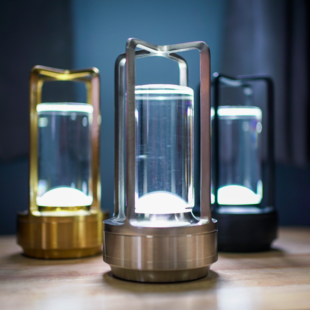 Klarako™ | Crystal Lantern with Touch Control & USB Charging