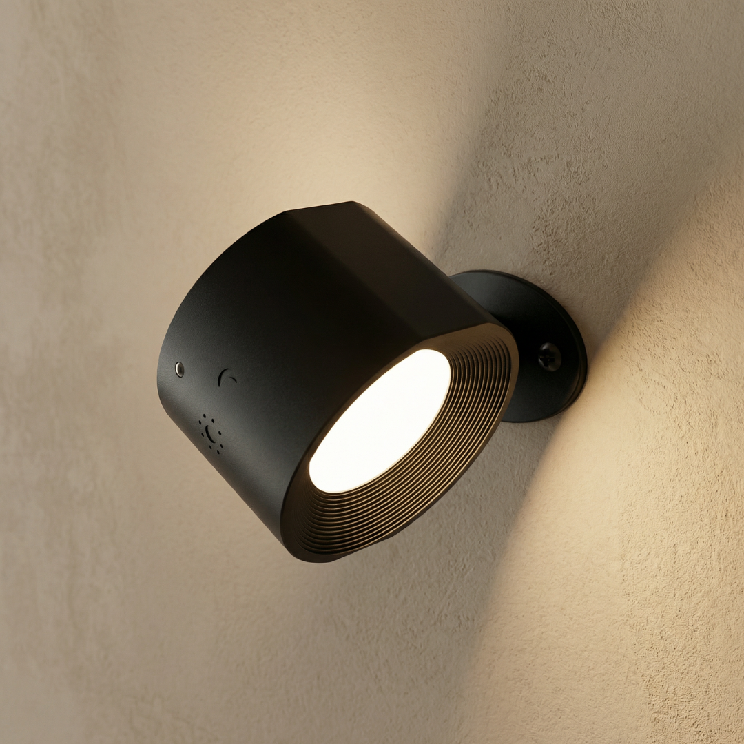 LED Rechargeable Wall Sconce with Dual Light Sources