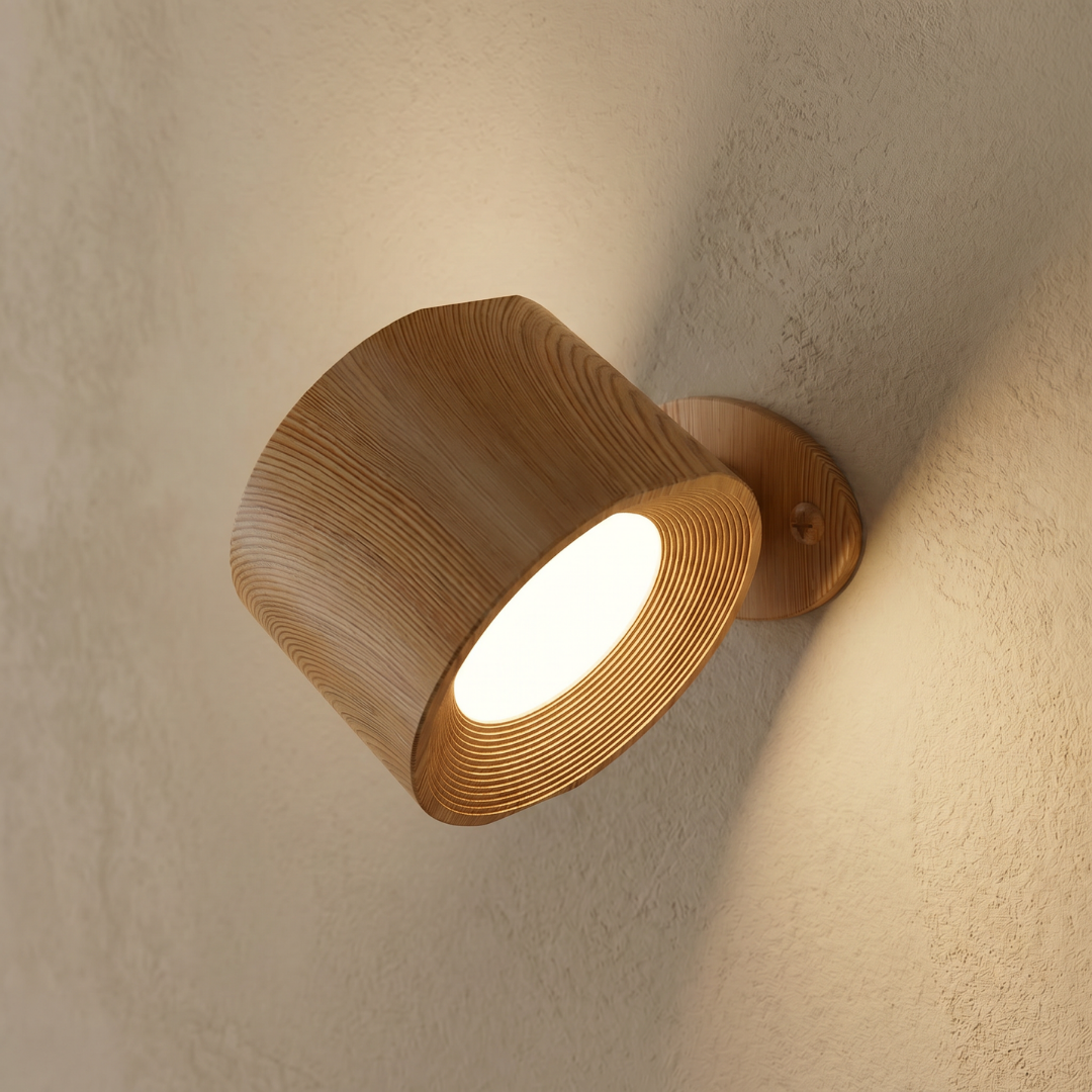 LED Rechargeable Wall Sconce with Dual Light Sources
