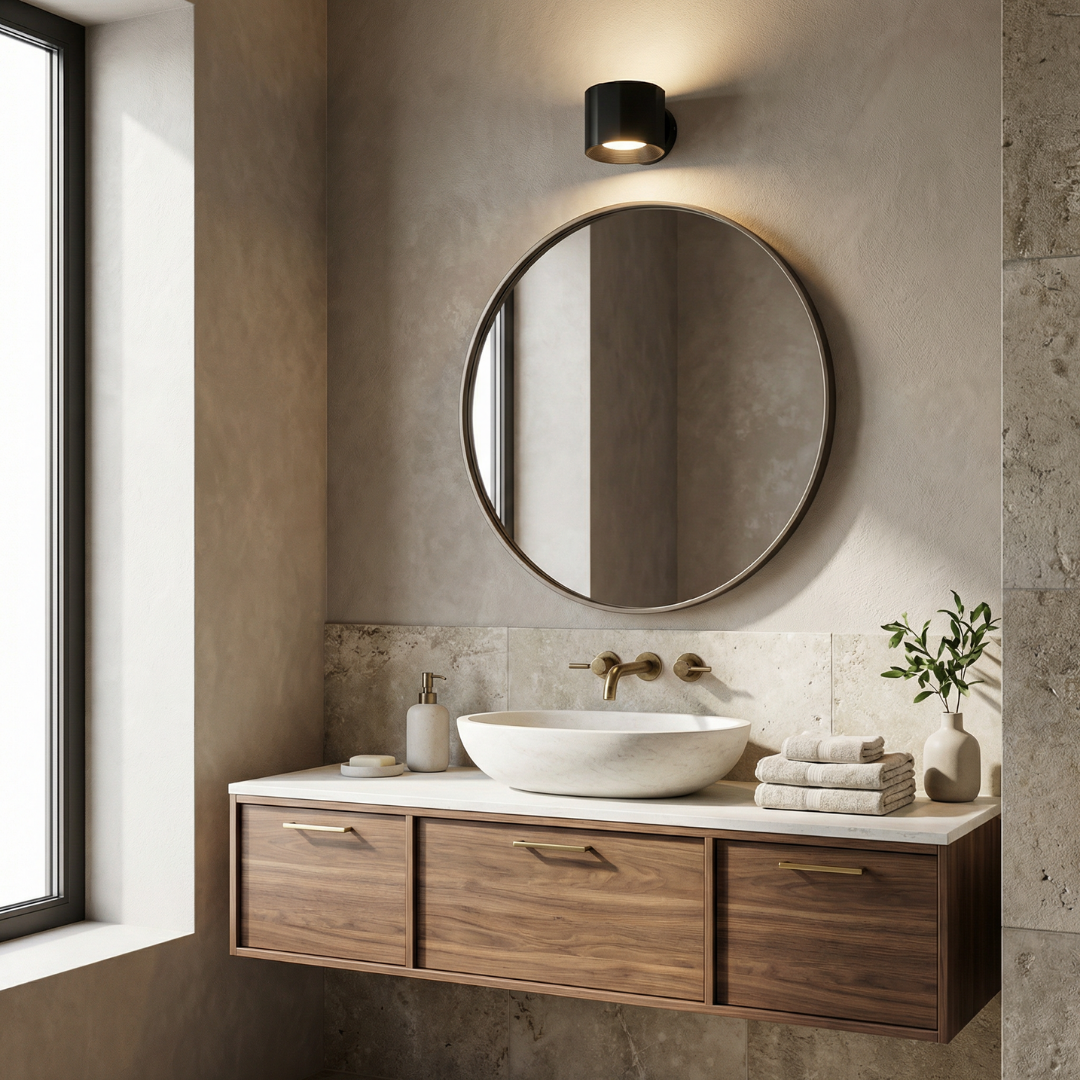 LED Rechargeable Wall Sconce with Dual Light Sources