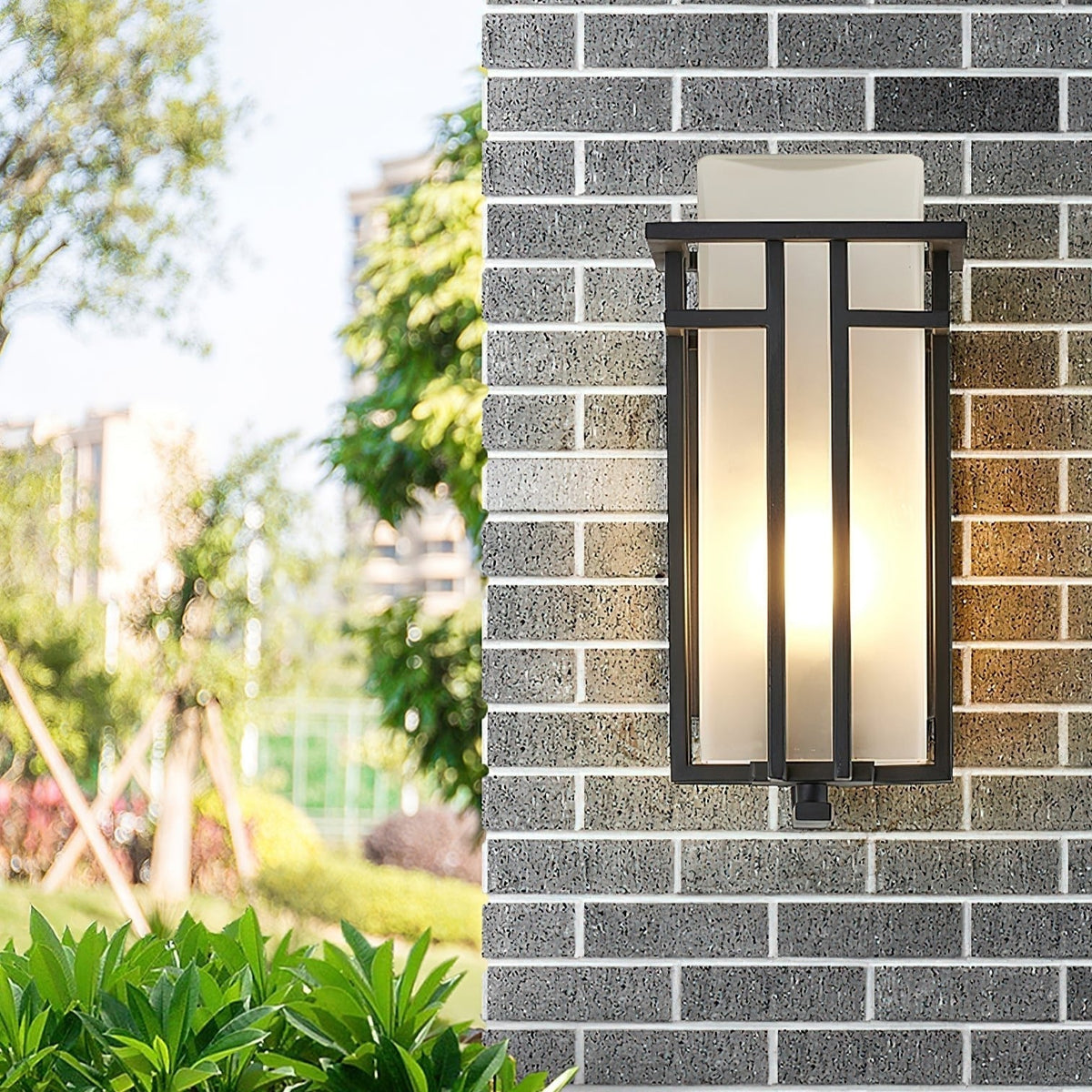Linden Collection | Outdoor Wall Lantern with Retro Iron Design