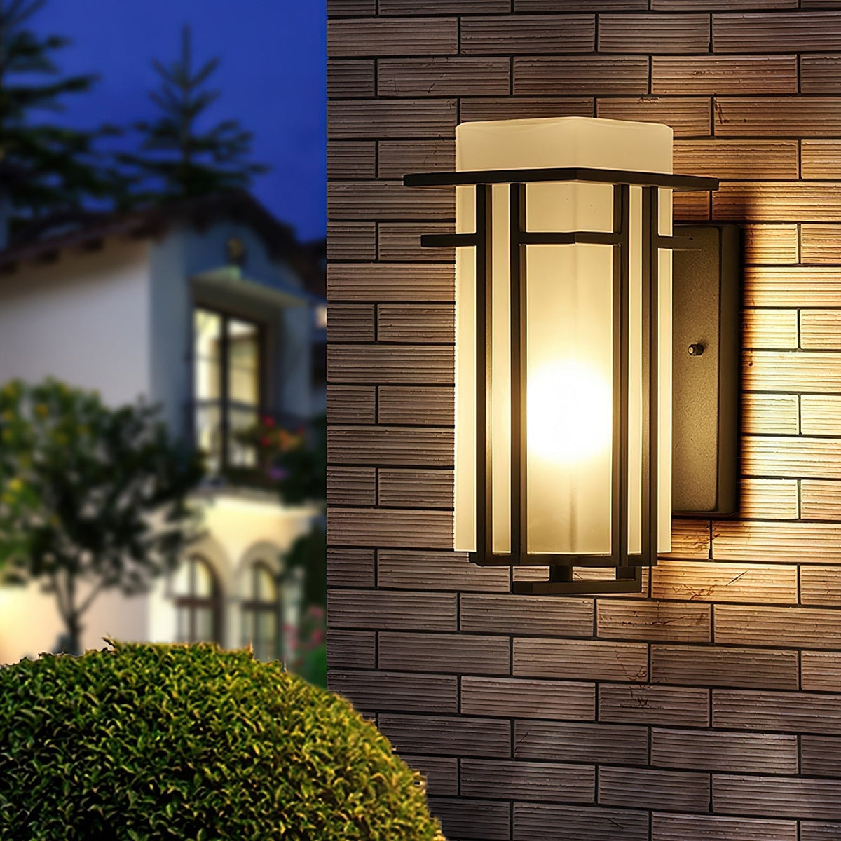 Linden Collection | Outdoor Wall Lantern with Retro Iron Design