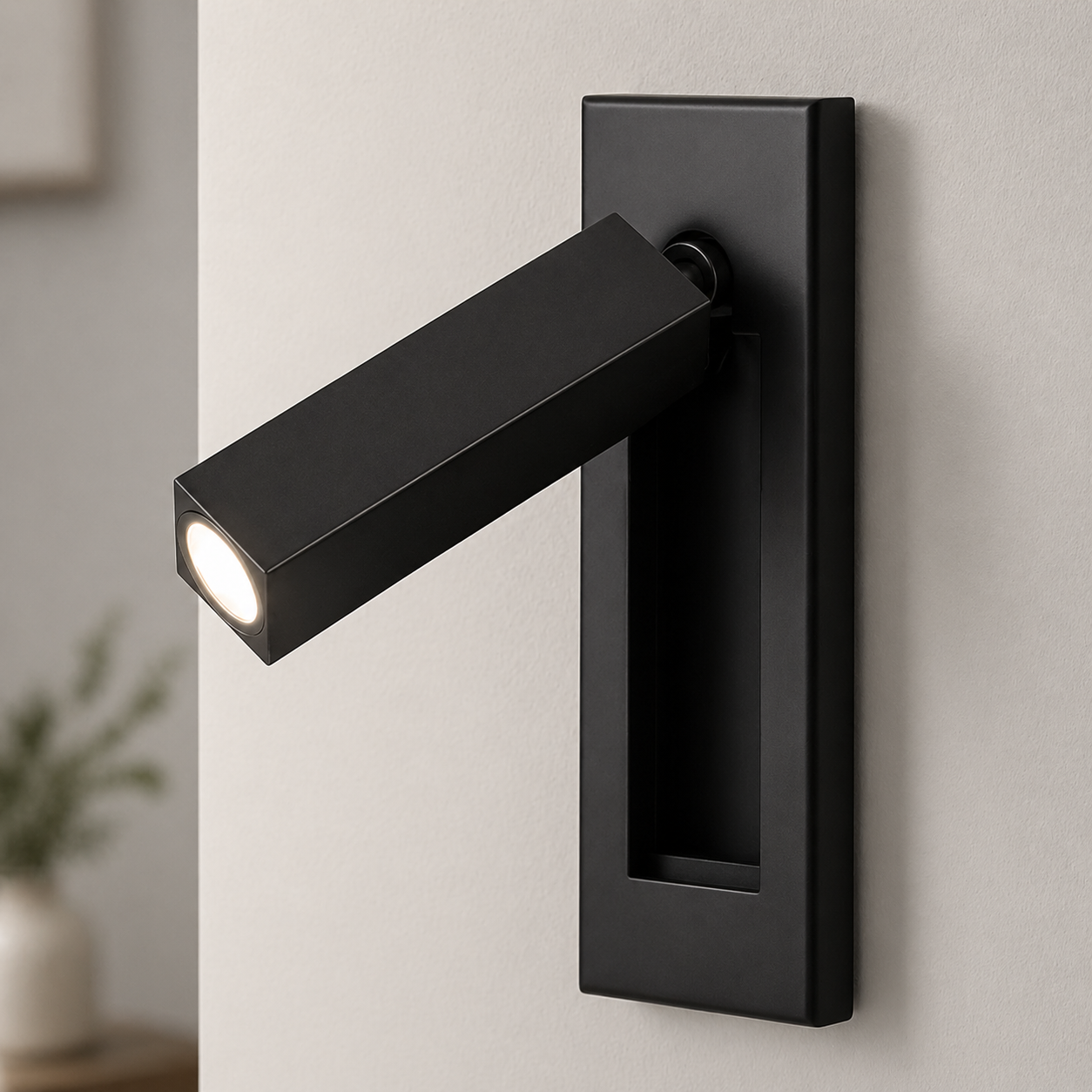 Lumen Collection | Bedside Wall Light with Pull-Out Activation
