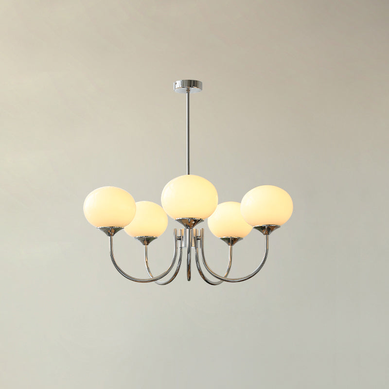 Lumen Collection | Designerska lampa wisząca z kulistymi kloszami | Eleganckie oświetlenie do salonu i jadalni