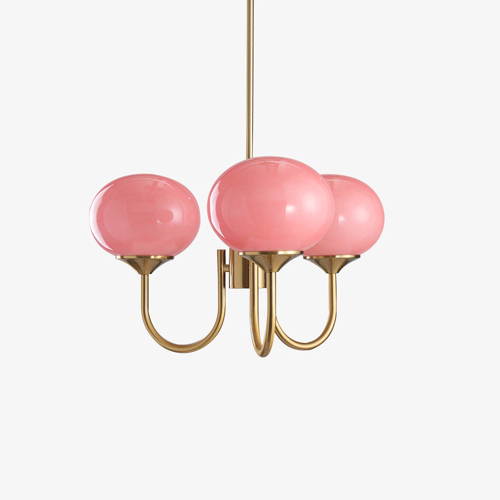 Lumen Collection | Designerska lampa wisząca z kulistymi kloszami | Eleganckie oświetlenie do salonu i jadalni
