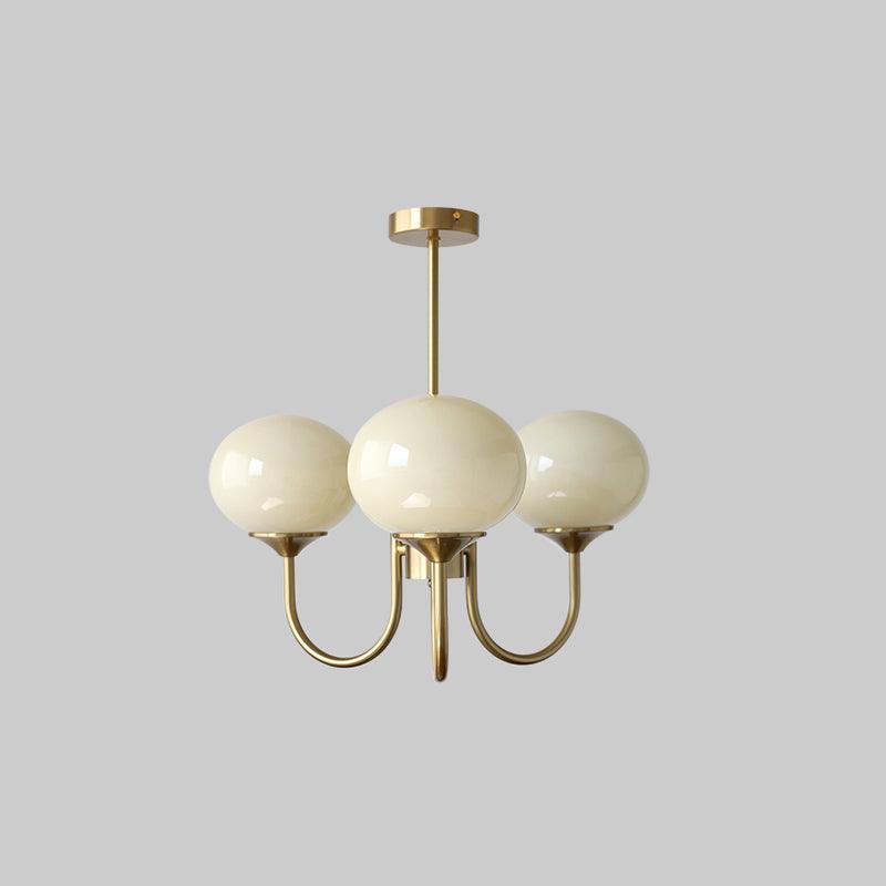 Lumen Collection | Designerska lampa wisząca z kulistymi kloszami | Eleganckie oświetlenie do salonu i jadalni
