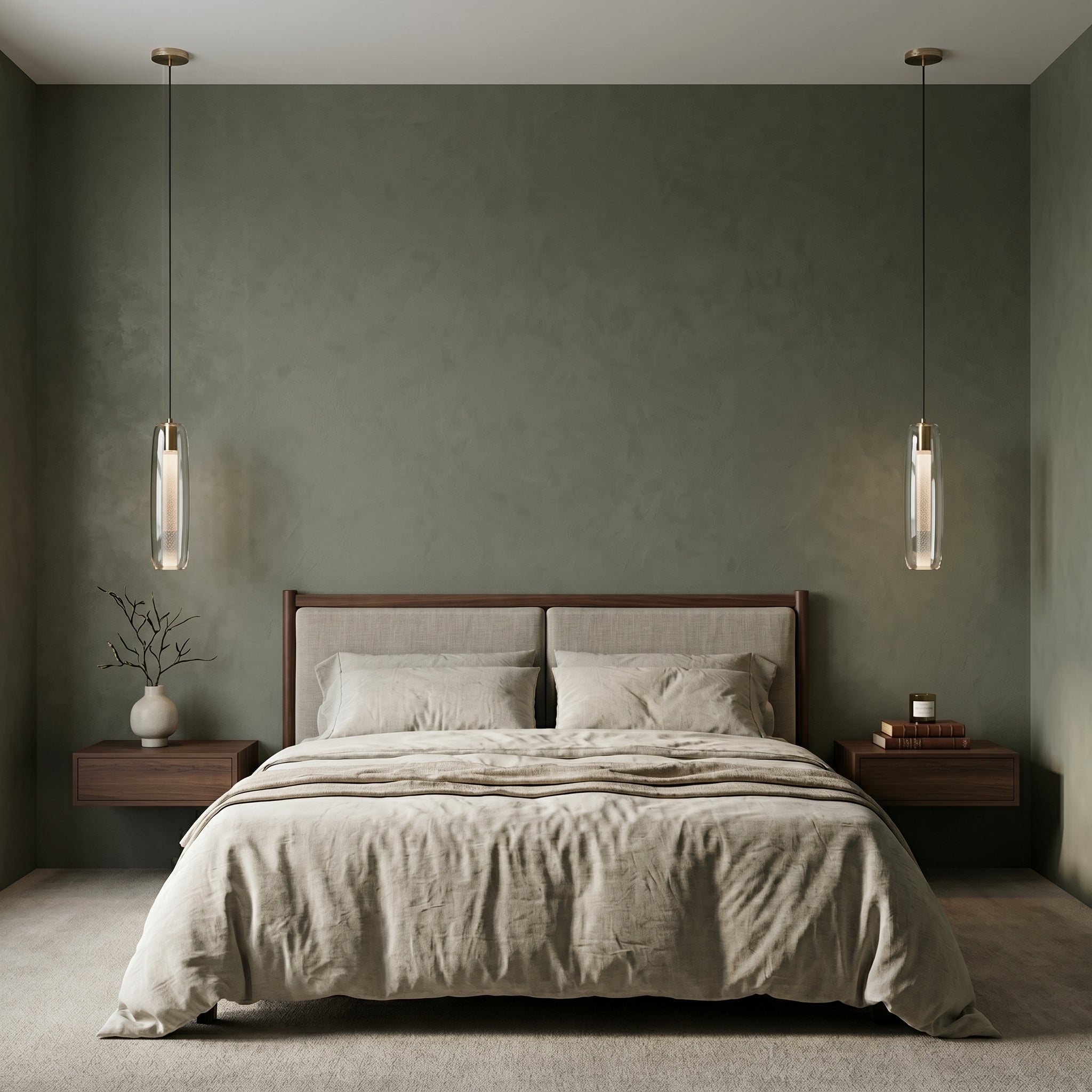 Lampa wisząca Lumen Audrey Crystal | Designerska szklana lampa LED z mosiądzu do salonu, kuchni i jadalni