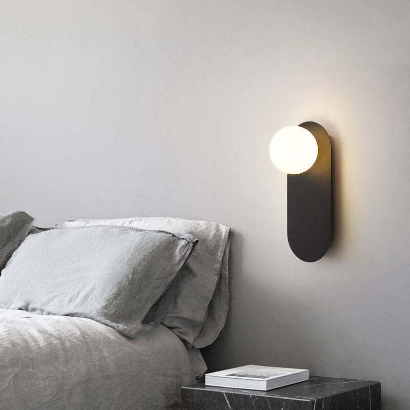 Lumen Collection | Modern Wall Sconce with Glass Diffuser for Soft Ambient Glow