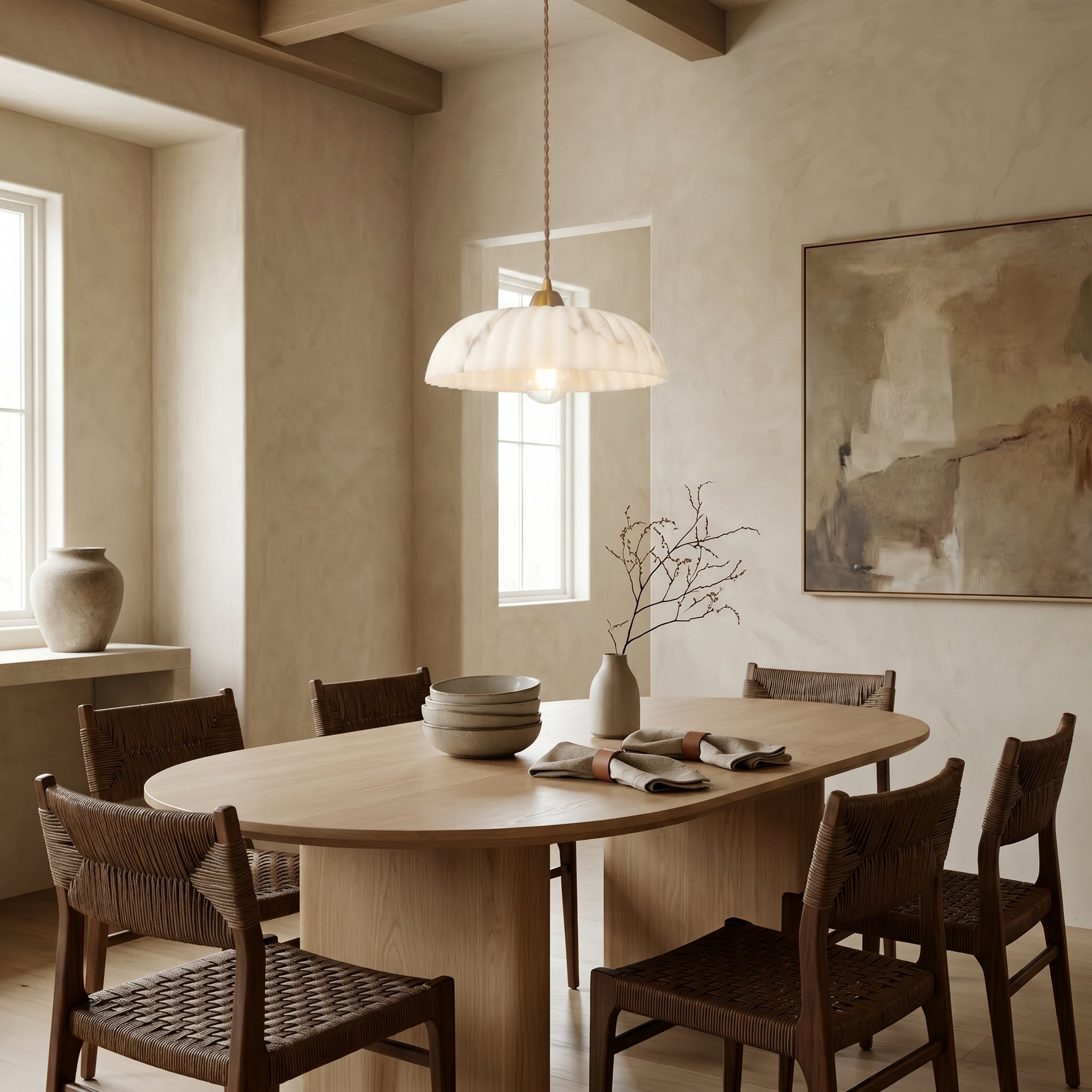 Lampa wisząca Lumen Orielle | Designerska lampa LED o rzeźbiarskiej formie do salonu, kuchni i jadalni