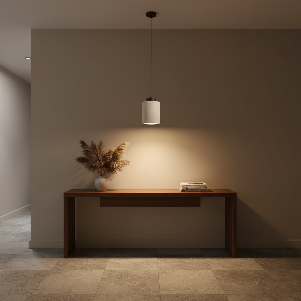 Lampa wisząca LED z trawertynu | Designerska lampa Retro Nordic z kamienia naturalnego do salonu, kuchni i jadalni