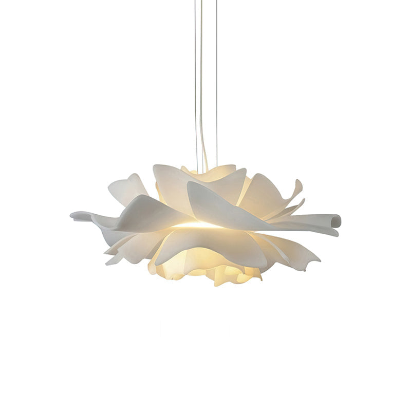 Lampa wisząca Lumen White Lotus | Designerska lampa w kształcie kwiatu do salonu, sypialni i jadalni