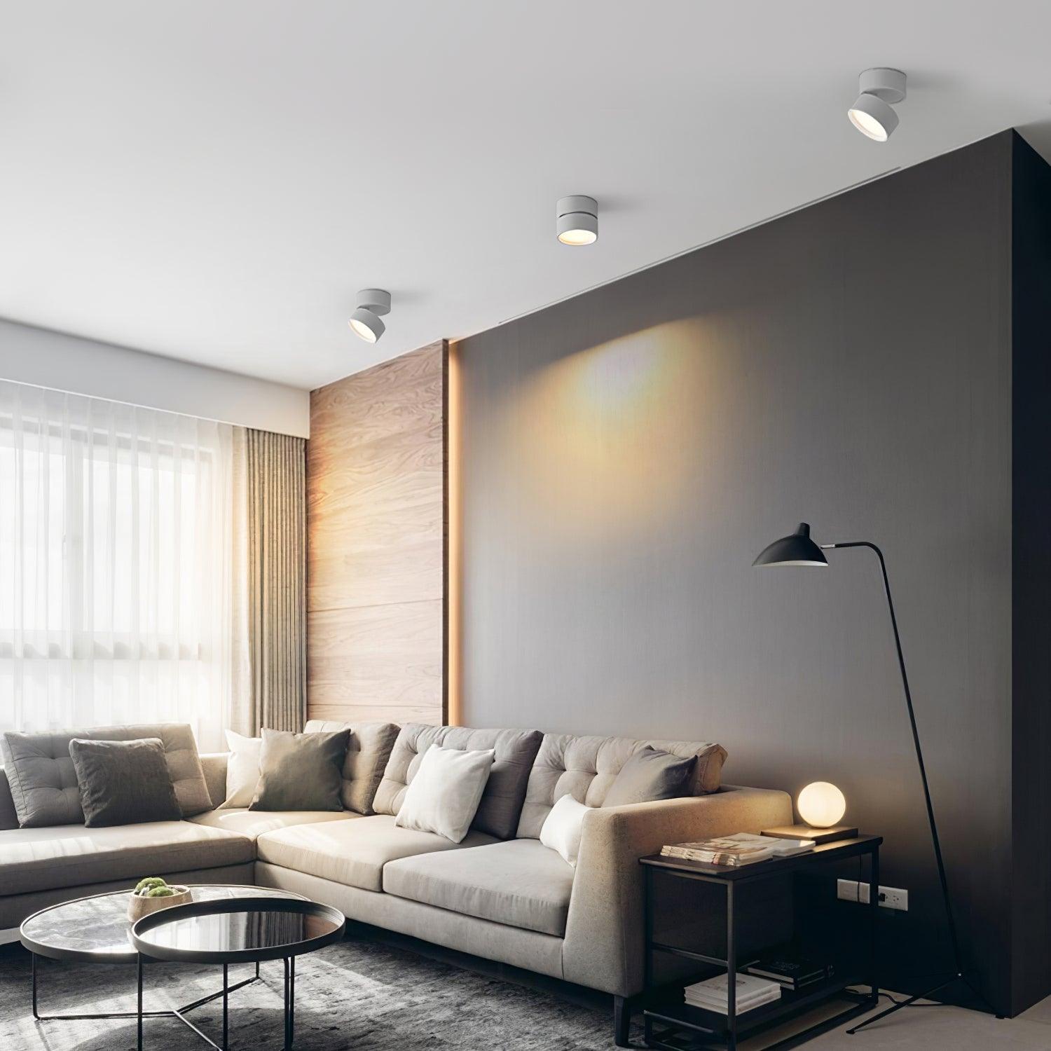 Regulowana lampa sufitowa LuminaCraft LED | Designerskie oświetlenie do salonu, kuchni i przedpokoju