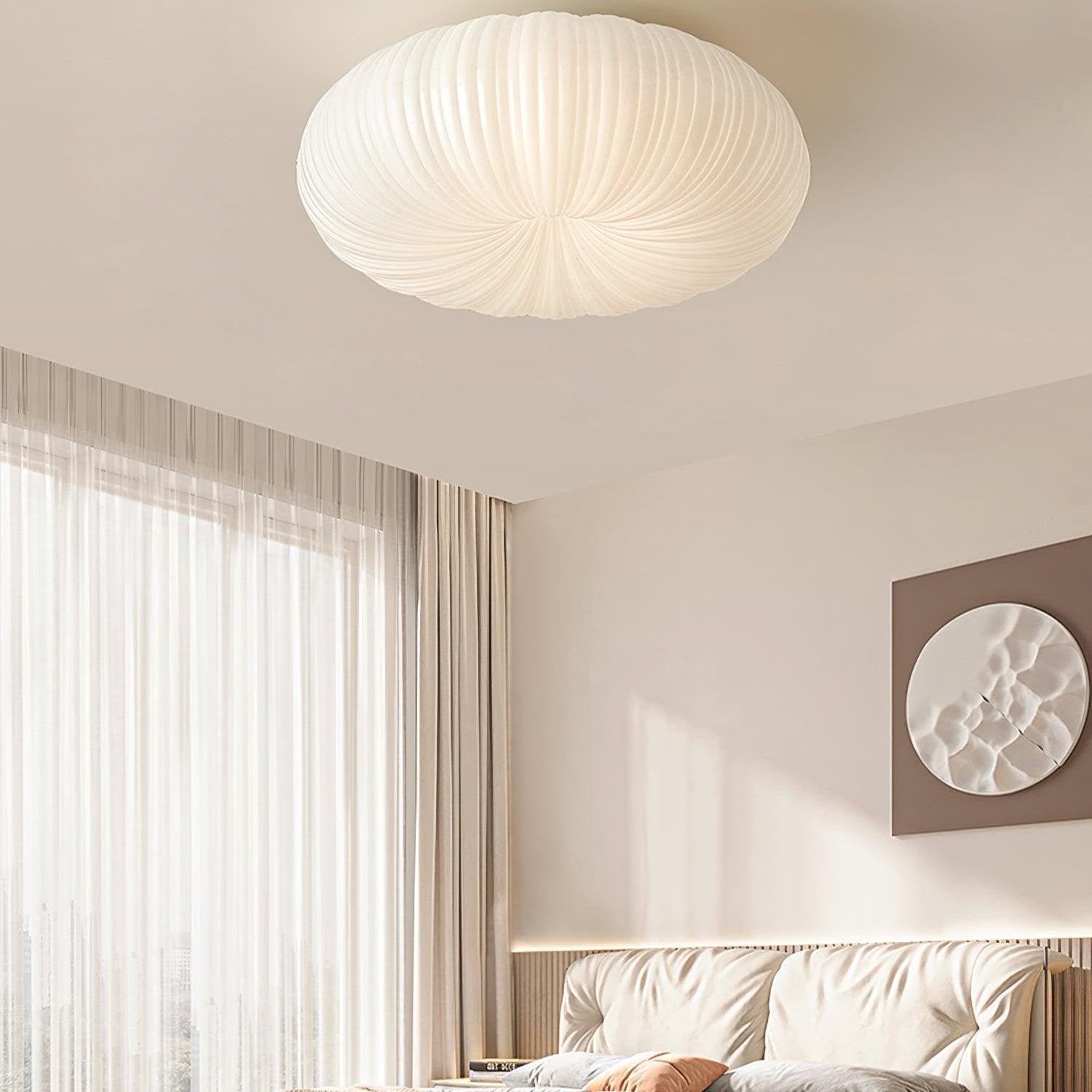 Luminara | Nowoczesna lampa sufitowa LED z pilotem i funkcją ściemniania do salonu i sypialni