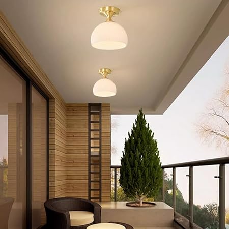 Lunaris | Szklana lampa sufitowa E27 do salonu, sypialni i przedpokoju