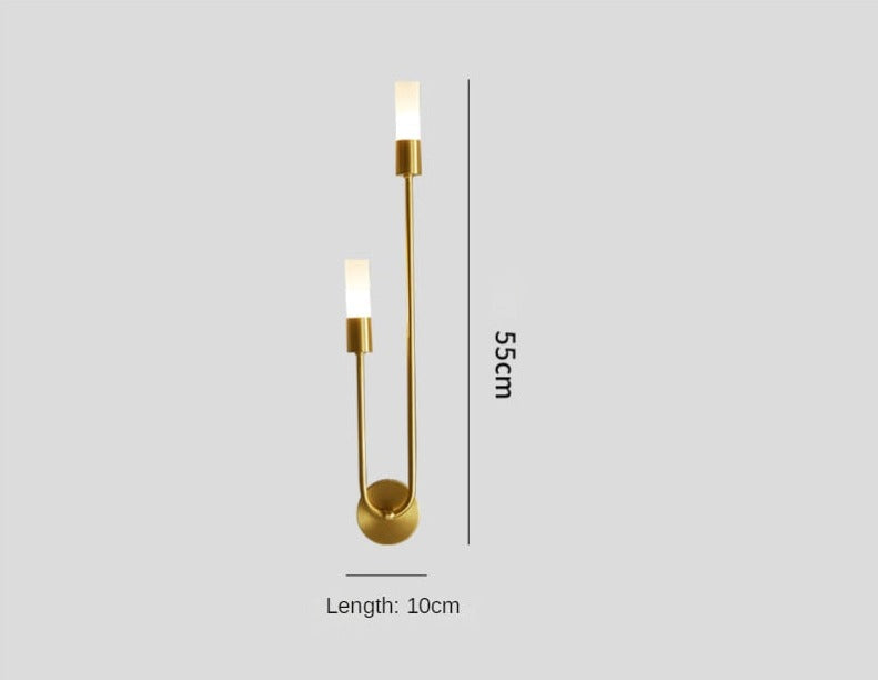 Minimalistyczny Kinkiet Ścienny LED Lux | Regulowana Barwa Światła