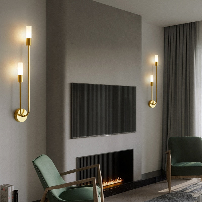 Minimalistyczny Kinkiet Ścienny LED Lux | Regulowana Barwa Światła