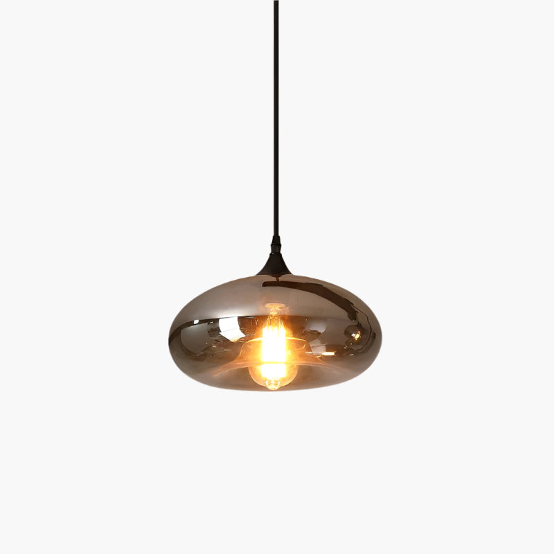 Kolekcja Luxury | Designerska szklana lampa wisząca LED z regulowaną wysokością | Eleganckie oświetlenie do kuchni, salonu i jadalni