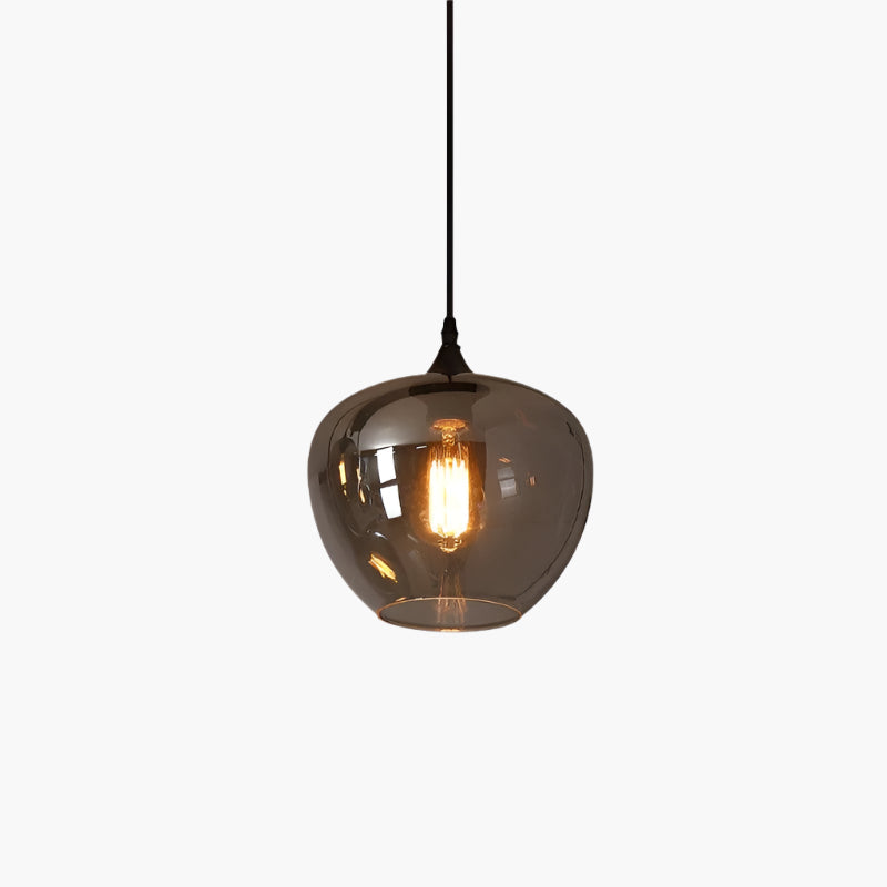 Kolekcja Luxury | Designerska szklana lampa wisząca LED z regulowaną wysokością | Eleganckie oświetlenie do kuchni, salonu i jadalni