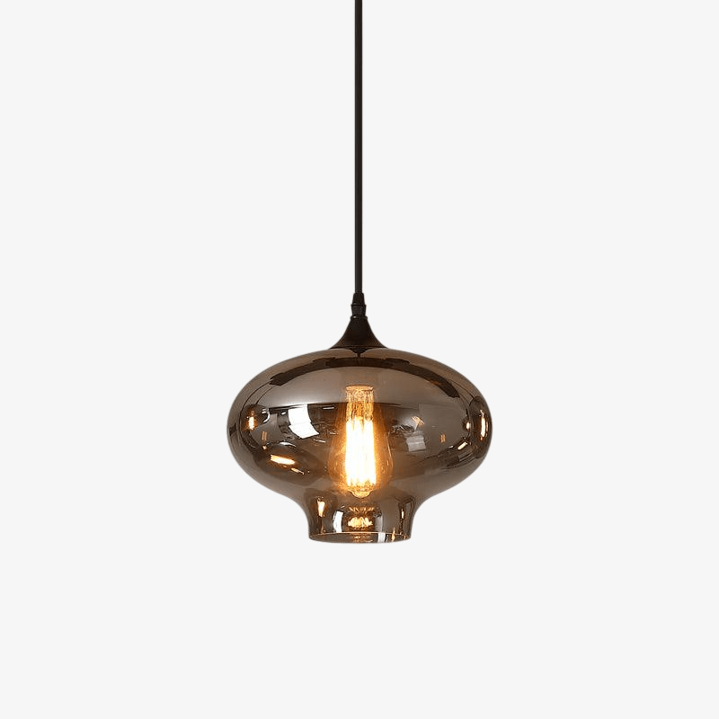 Kolekcja Luxury | Designerska szklana lampa wisząca LED z regulowaną wysokością | Eleganckie oświetlenie do kuchni, salonu i jadalni
