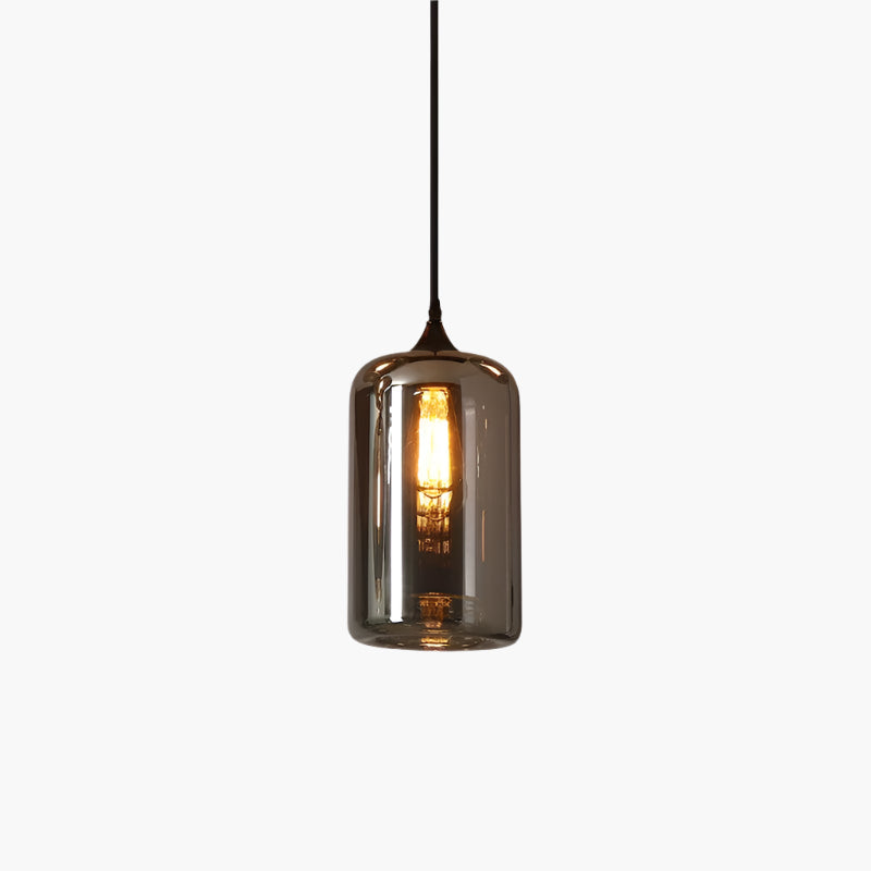 Kolekcja Luxury | Designerska szklana lampa wisząca LED z regulowaną wysokością | Eleganckie oświetlenie do kuchni, salonu i jadalni