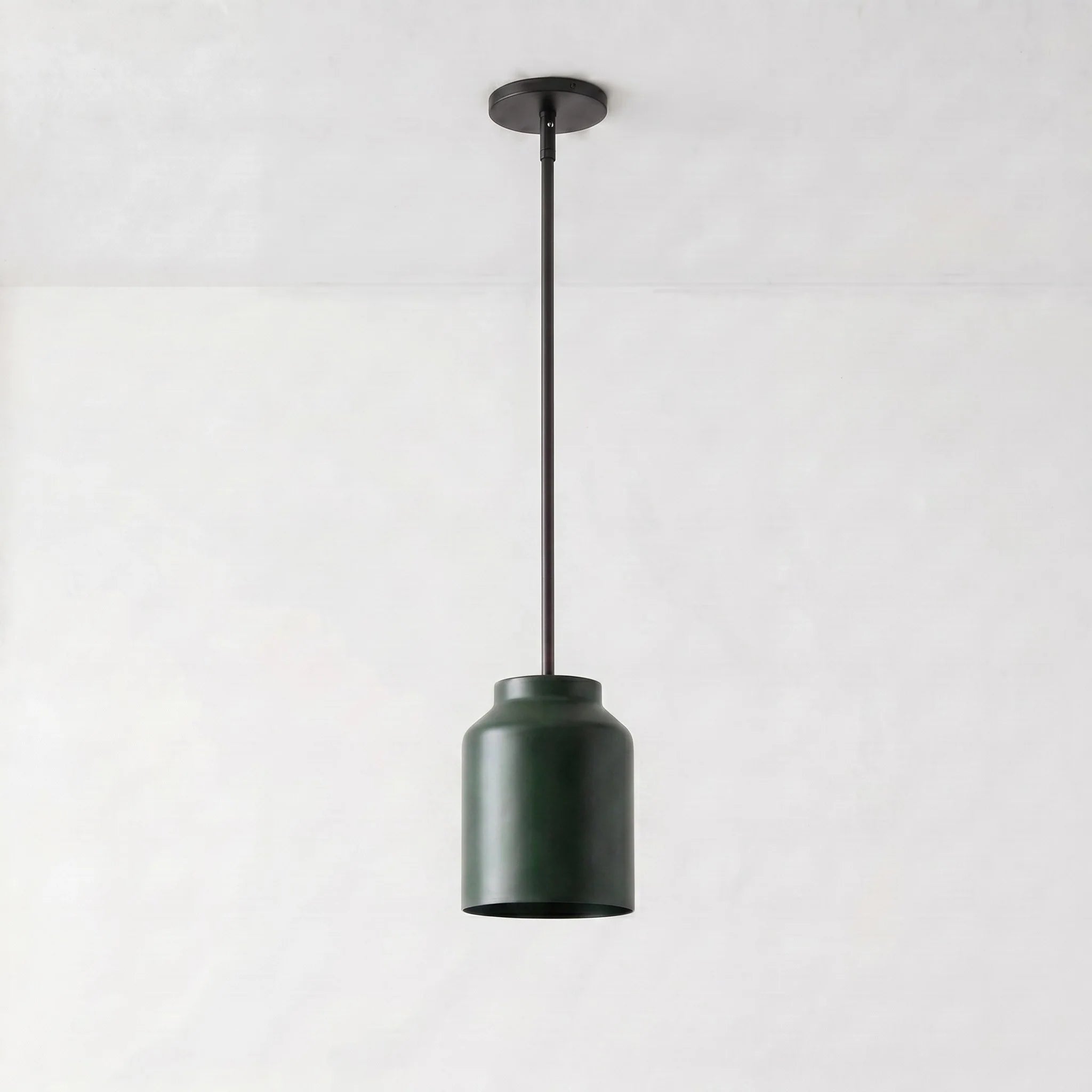 Lampa wisząca z matowego metalu | Skandynawski minimalistyczny design z regulowaną wysokością | Stylowe oświetlenie do kuchni, jadalni i przedpokoju