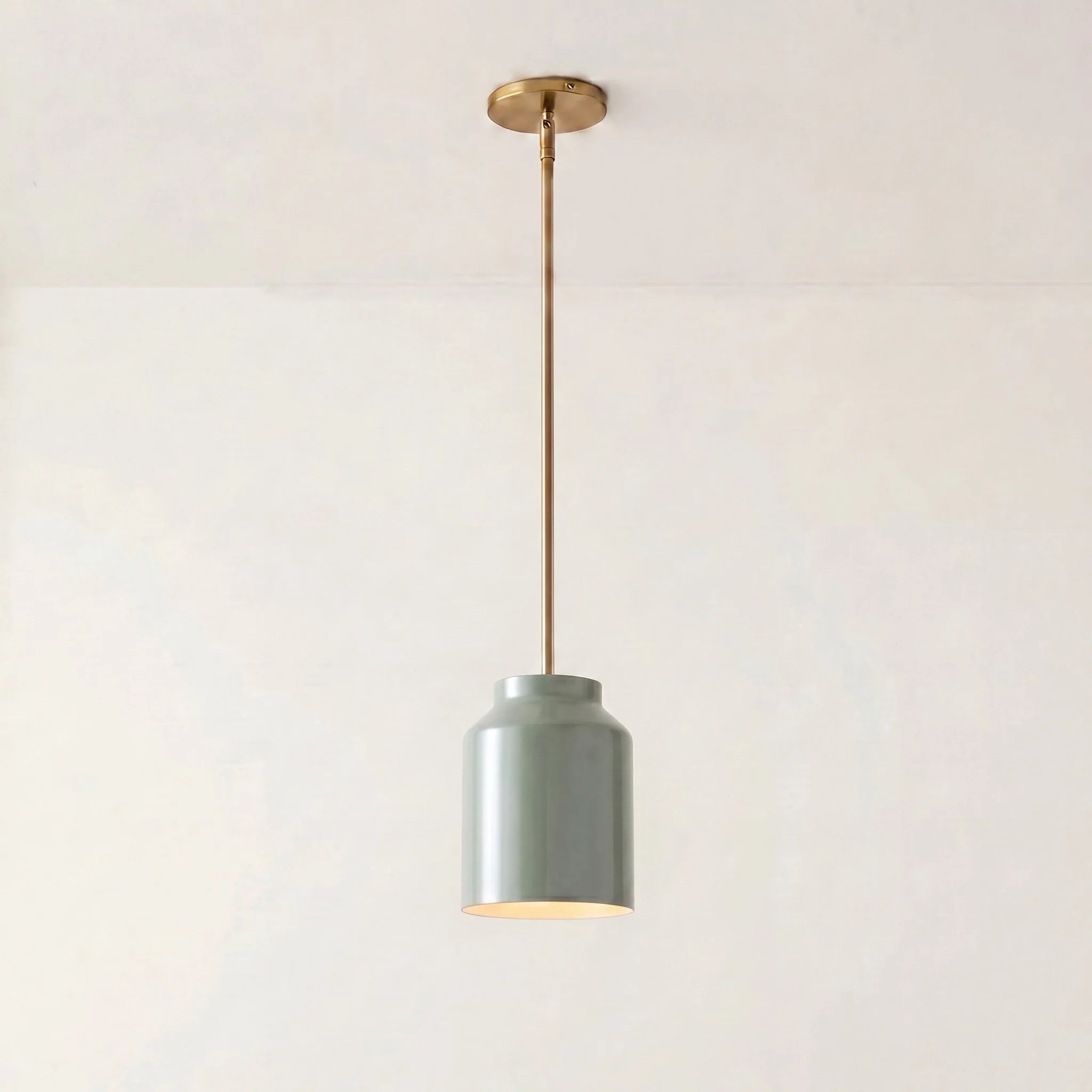 Lampa wisząca z matowego metalu | Skandynawski minimalistyczny design z regulowaną wysokością | Stylowe oświetlenie do kuchni, jadalni i przedpokoju